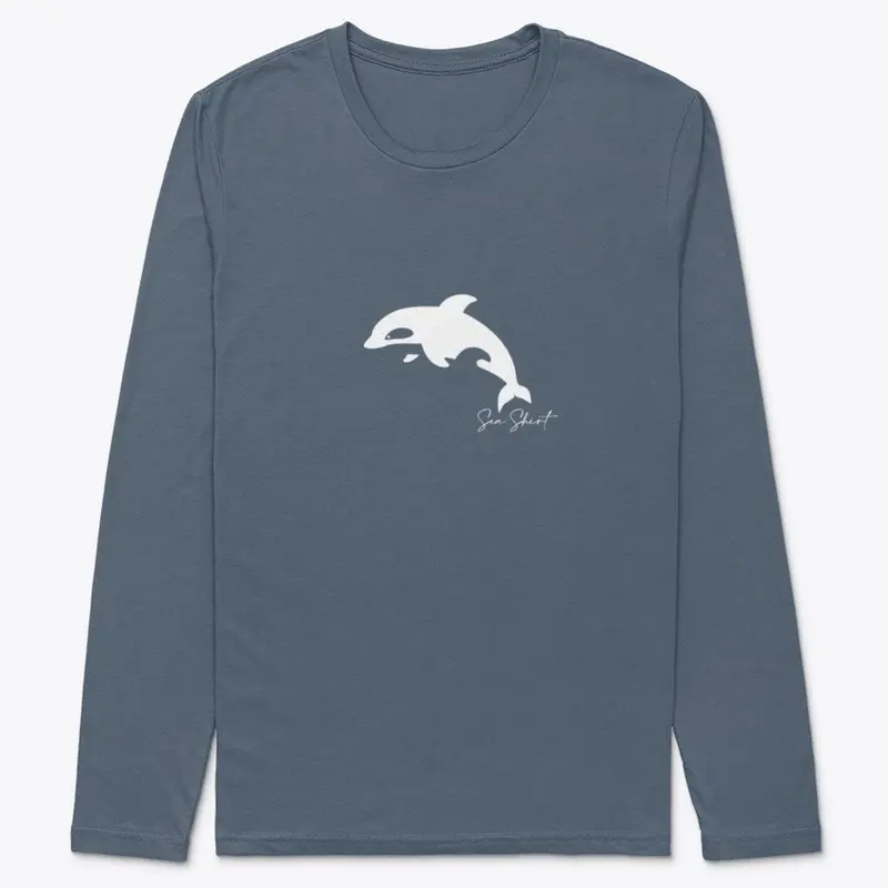 Minimalistic Dolphin Sea Shirt