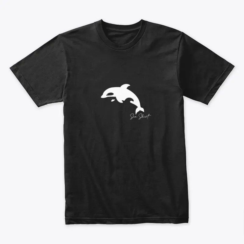 Minimalistic Dolphin Sea Shirt